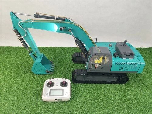 1/12 RC Hydraulic Excavator: Powerful Metal Model - Ultimate RC Toy!